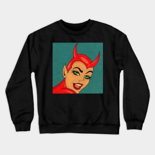 Devil in Latex Crewneck Sweatshirt